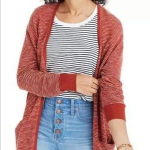 Madewell Womens Summer Ryder Stripe Cardigan Small